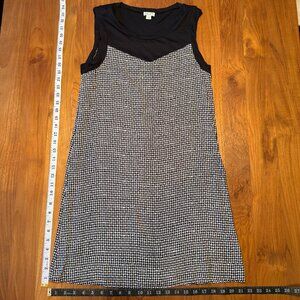 Splendid Womens Sleeveless Mini Dress Fully Lined Black and White XS